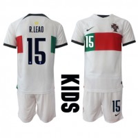 Portugal Rafael Leao #15 Replica Away Minikit World Cup 2022 Short Sleeve (+ pants)